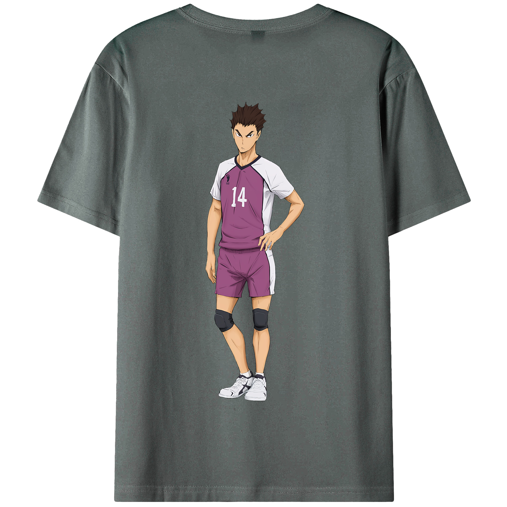 （画像用） ハイキュー!! Haikyu!! 綿100％半袖Tシャツ（背面プリント）